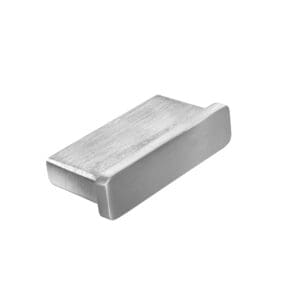 Flat Stainless Steel End Cap for Top Rail