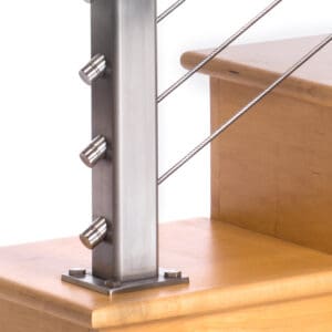 Stainless Square Post Components