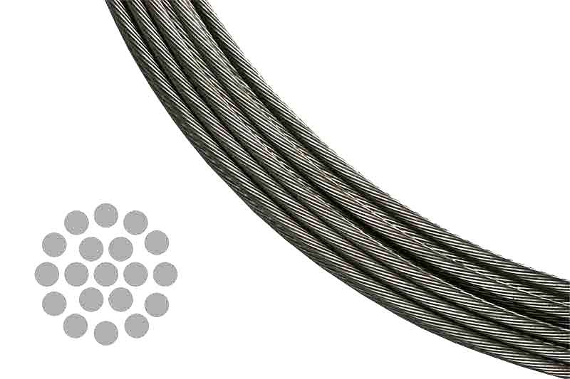 stainless steel cable 1x19