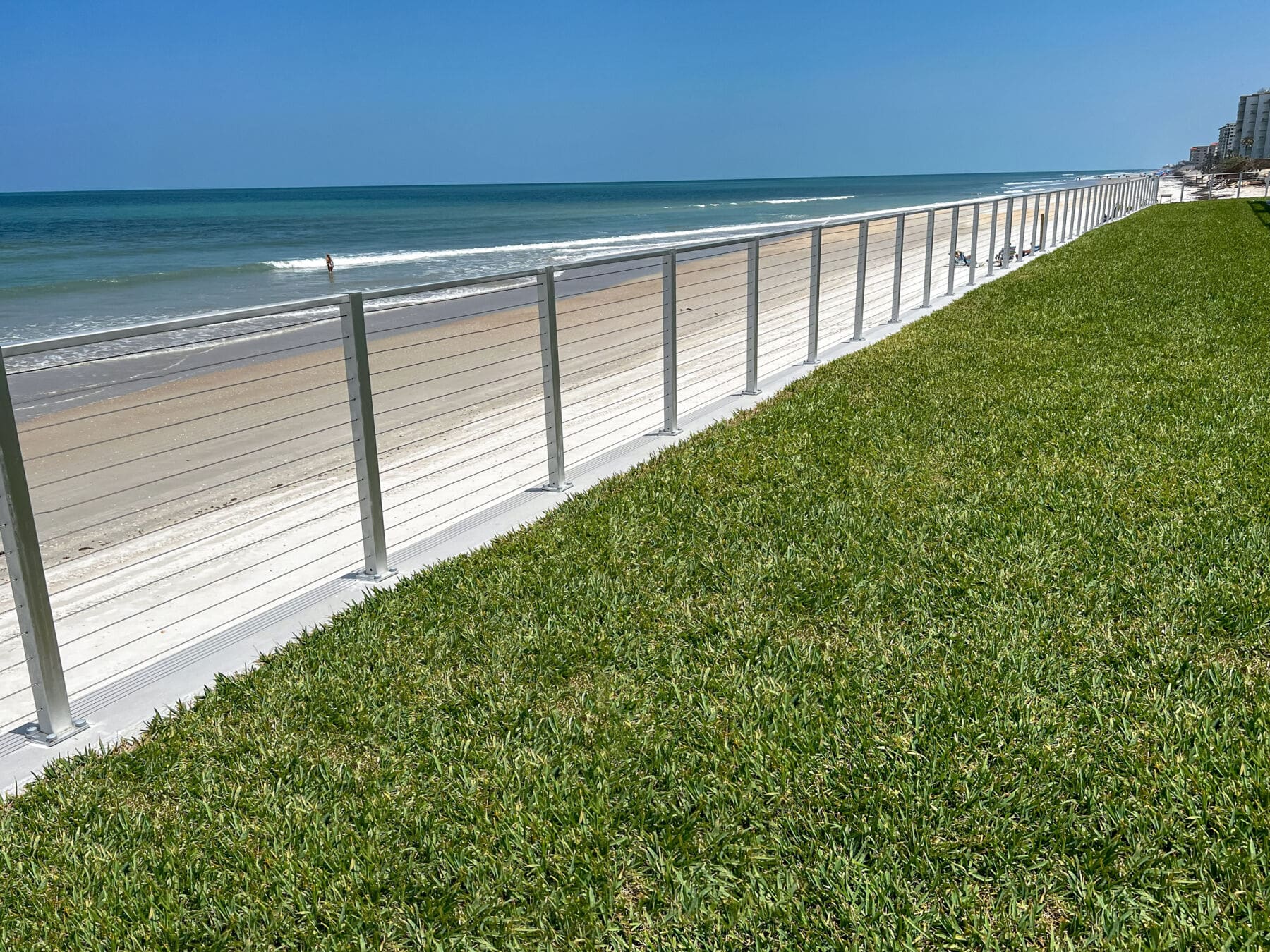 Anodized Clear Aluminum Cable Railing - Edgewater, FL | Stainless Cable ...
