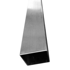 Square Stainless Steel Deck Mount 42in Un-Drilled Intermediate Post