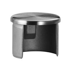 Round End Cap — structural glass railing component