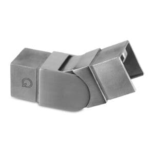 Rectangular Connector - Adjustable Up — structural glass railing component