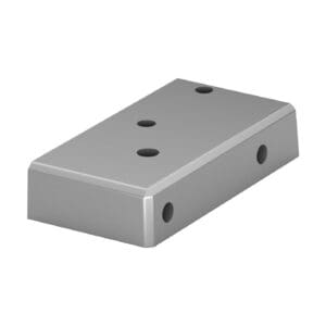 Easy Alu Post Flange — glass railing post or mount component