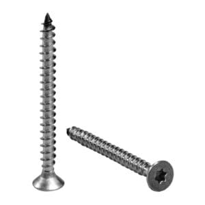 Hexalobular countersunk screw for Easy Alu glass railing base shoe and hardware