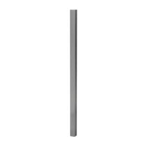 40x40 Square Line Post - Fascia Mount — glass railing post or mount component
