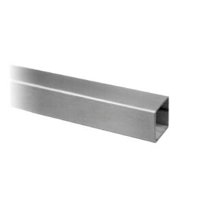 40x40 Square Line Handrail Tube — glass railing rail or fitting