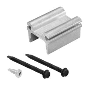 Rail Connecting Block Kit — glass railing rail or fitting