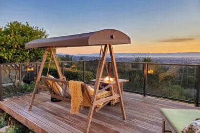 Bronze Solid Glass Railing – Castro Valley, CA