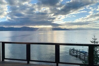 Wood Glass Railing – Nevada City, CA