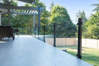 Black Vision Glass Railing – Portland, OR