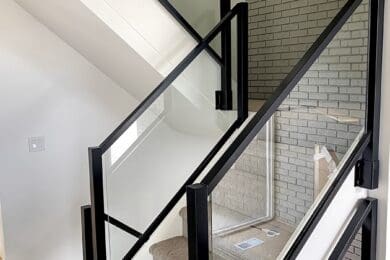 Black Element Glass Railing – Sandy, UT