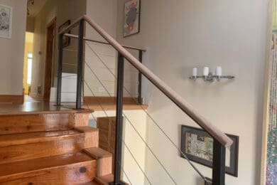 Metal Post Cable Railing – Grandview, IL
