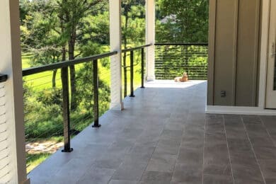 Black Aluminum Cable Railing – Ocean Springs, MS