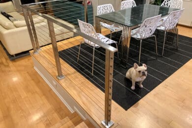 Stainless Square Cable Railing – Dallas, TX