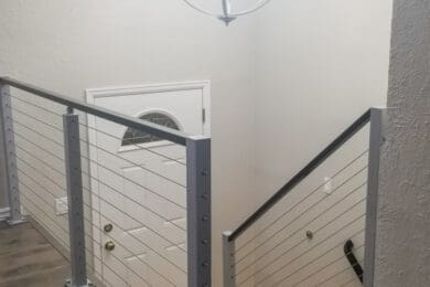 Natural Aluminum Cable Railing – Denver, CO