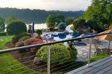 Stainless Round Cable Railing – New City, NY
