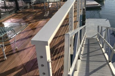 Wood Cable Railing – Pt. Richmond, CA