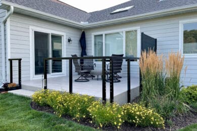 Black Aluminum Cable Railing – Red Wing, MN