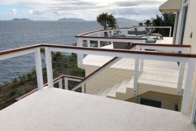 Wood Cable Railing – Saint Thomas, VI