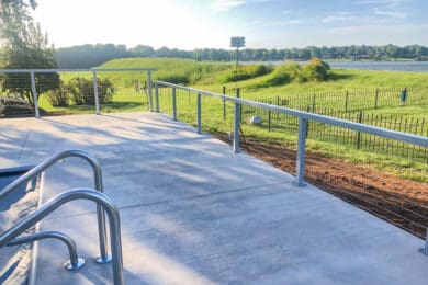 Natural Aluminum Cable Railing – Topeka, KS