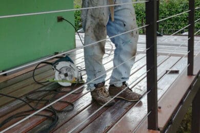 Metal Post Cable Railing – Winter Park, FL