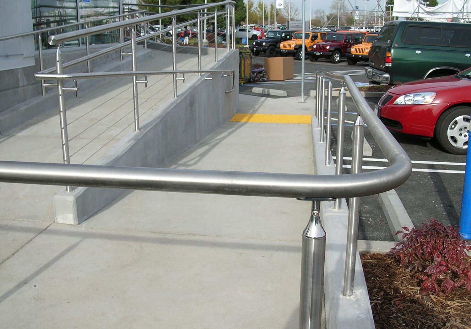 stainless steel handrail cable railng systems round tube commercial (3) copy